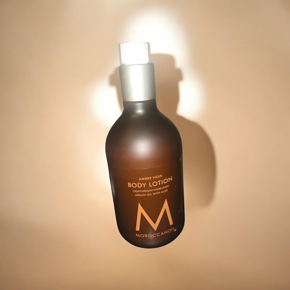 Moroccanoil Amber Noir Body Lotion - Brown and Silver